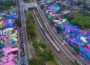 Kawasan Flyover Tapal Kuda Lenteng Agung, Jakarta Selatan (Foto Wibisono Ari)