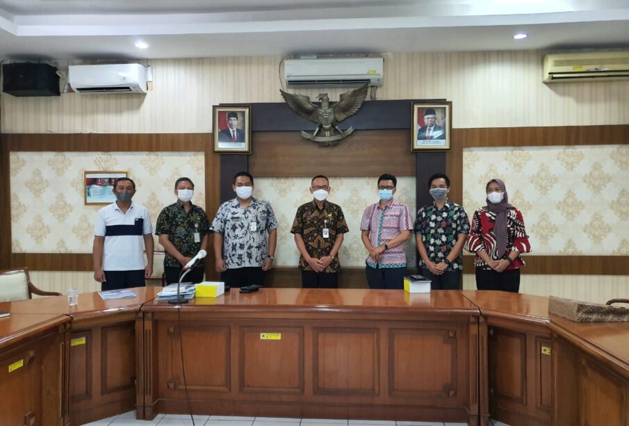 IAP Jawa Tengah saat audiensi ke Dinas Pekerjaan Umum Sumber Daya Air dan Tata Ruang (Pusdataru) Jawa Tengah