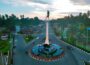 Tugu Bundaran Simpang Tigo di Lubuk Basung Kabupaten Agam (Foto: Istimewa)