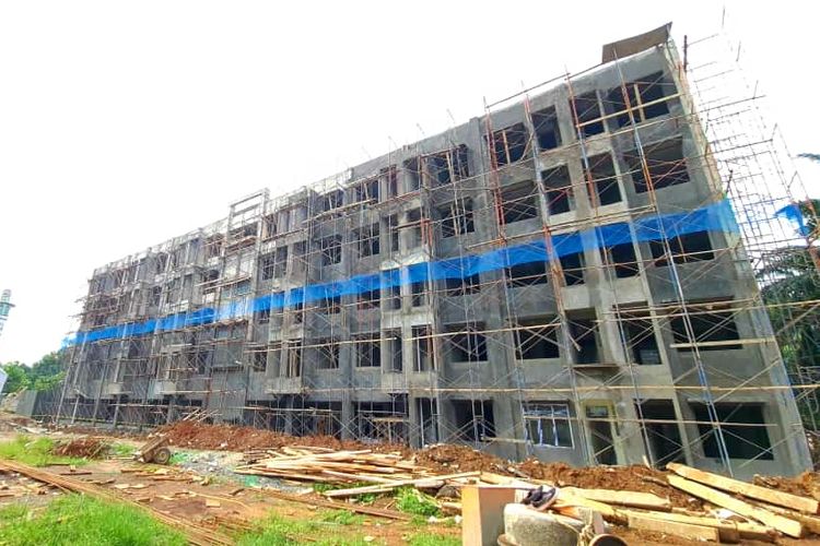 Kementerian PUPR sedang membangun rusun Kemensos untuk eks gelandangan dan pengemis (Foto: Dok Kementerian PUPR)