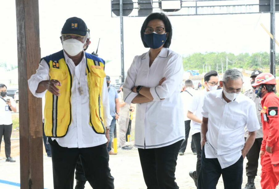 Kunjungan Inspeksi Kerja ke Pembangunan Proyek Jembatan Pulau Balang IKN