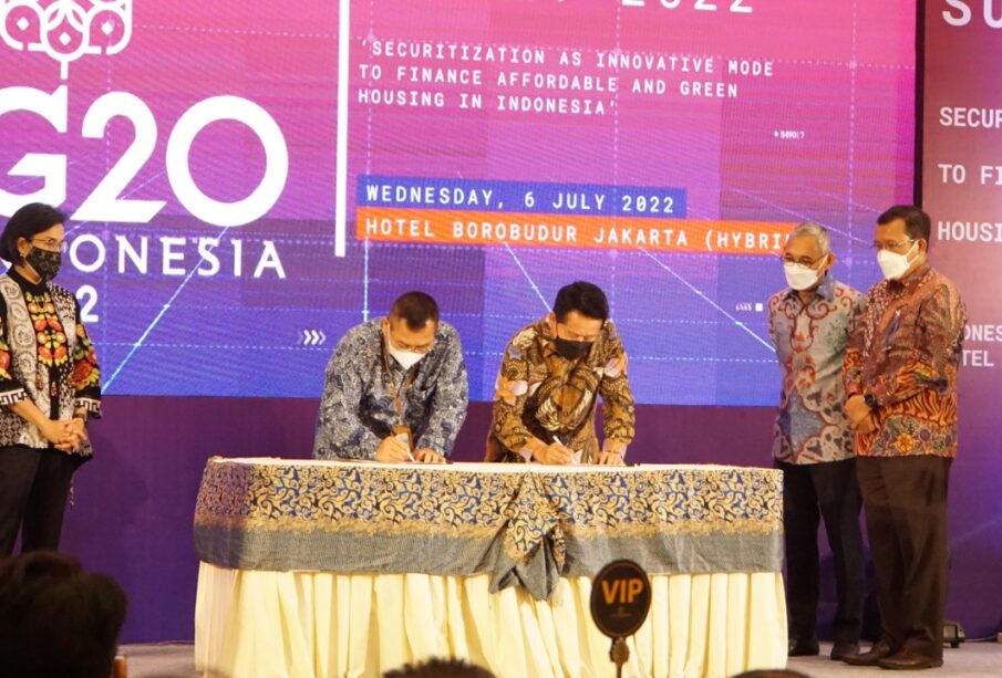 Peluncuran Unlocking Securitization Role in Developing Sustainable Finance - perumahan